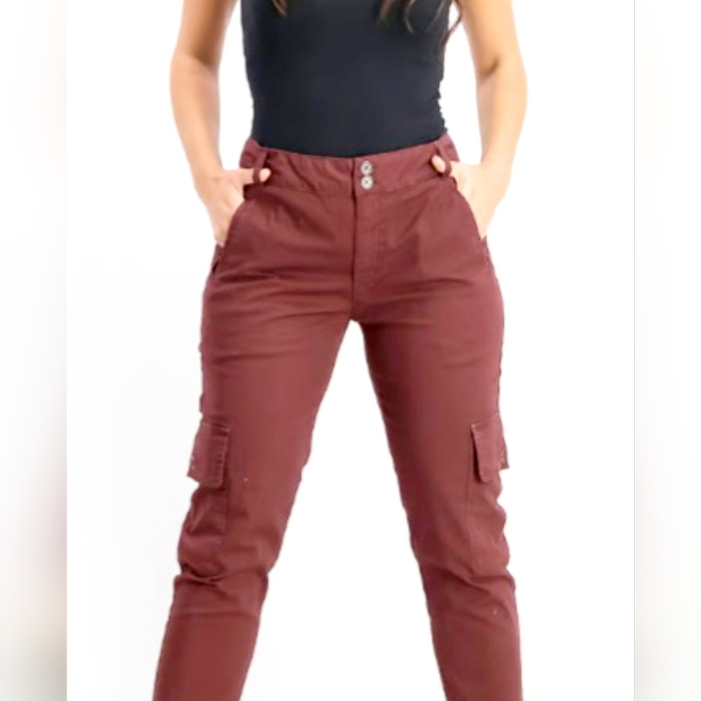 Canyon River Blues Women's 100% Cotton Cargo Capri Pants Terracotta 10/Med - Picture 14 of 14